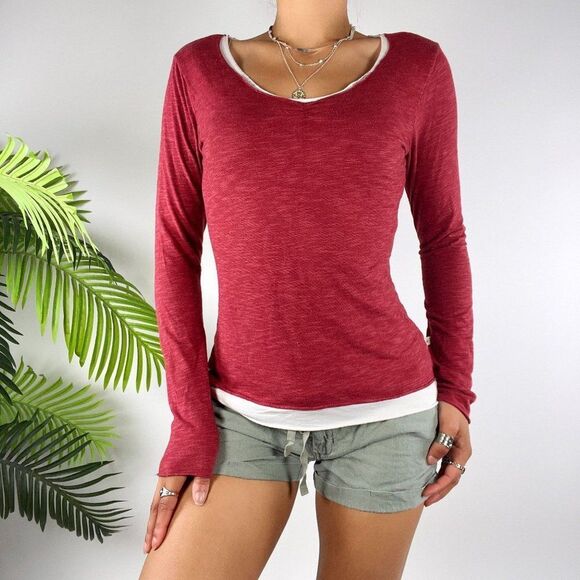 Horny Toad Red Long Sleeve Tee - Picture 1 of 5